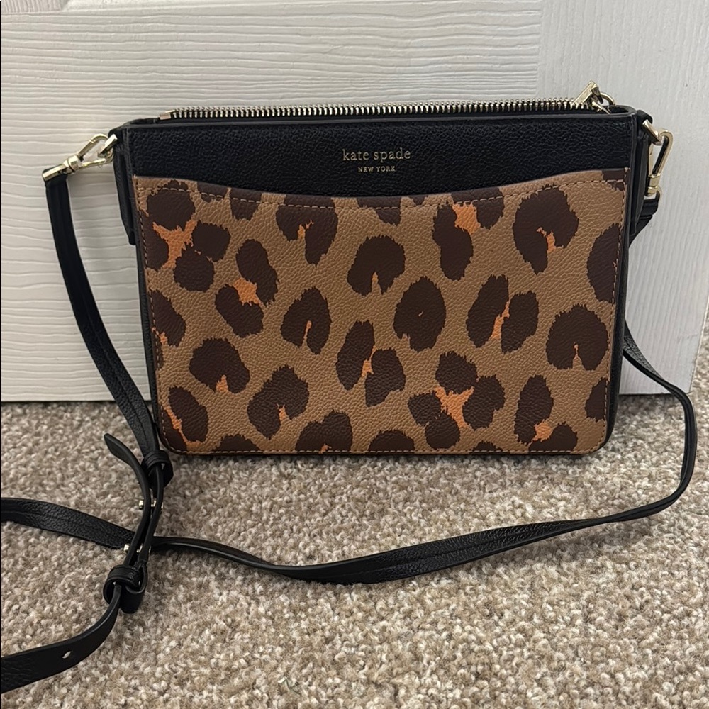 Kate Spade Leopard Print Crossbody Bag